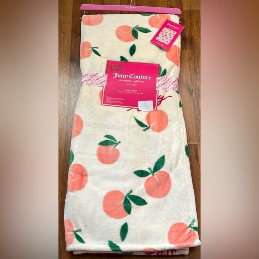 Juicy Couture Peach Throw